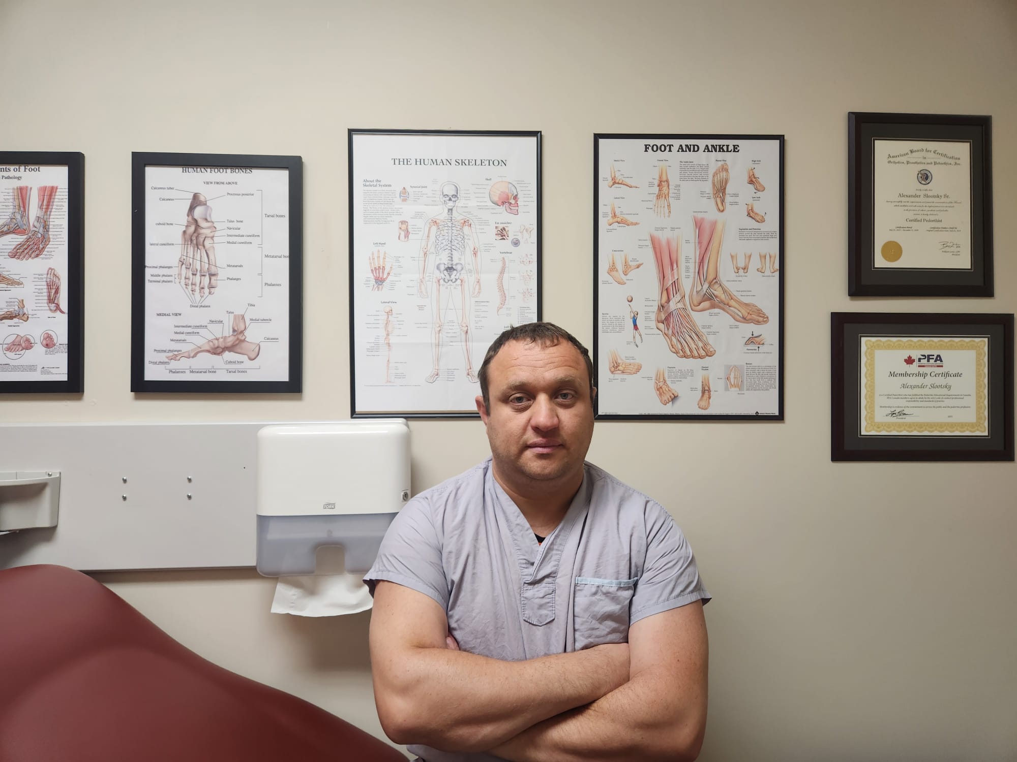 Alexander Slootsky, Certified Pedorthist at Ortho Vision Orthotics serving St Catharines and Niagara Region